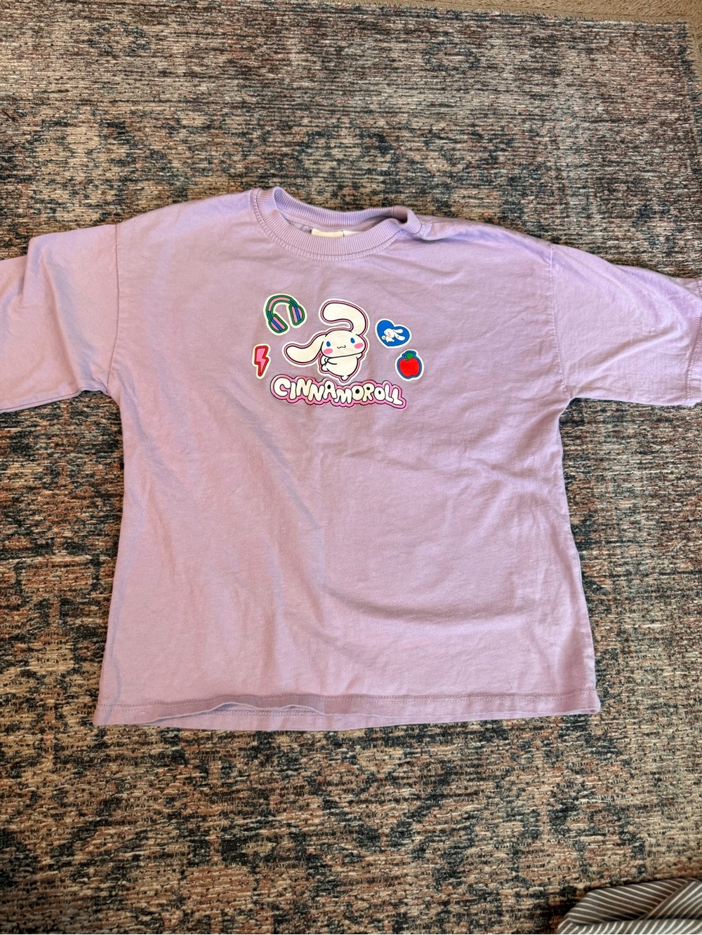 Zara Cinnamoroll Lavender Kids Graphic Tee size 9-10